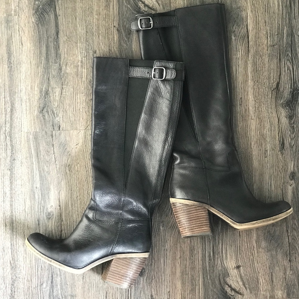 Lucky Brand Black Orman Boot - Size 6.